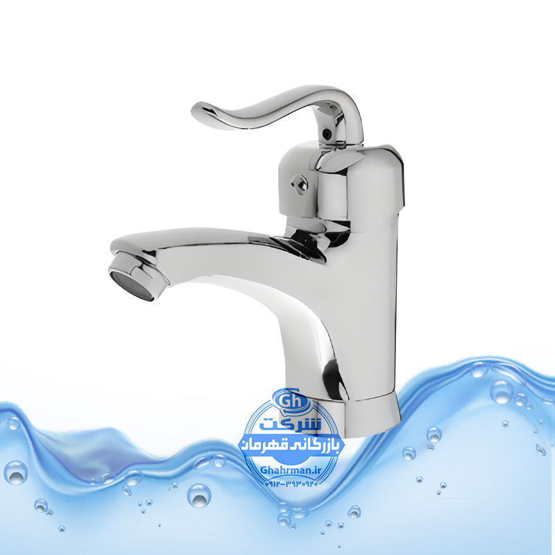 شیر روشویی شیرالات آیدا مدل قاصدک کروم